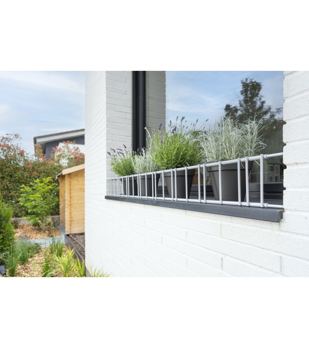 Removable Window Frame Support Grey extendable window support